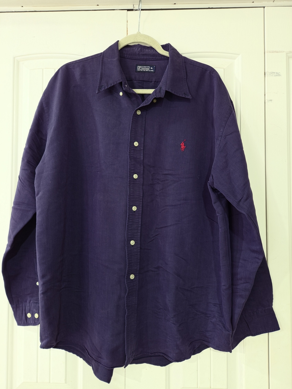 Polo by Ralph Lauren Purple Men's Casual Button-Down Shirt